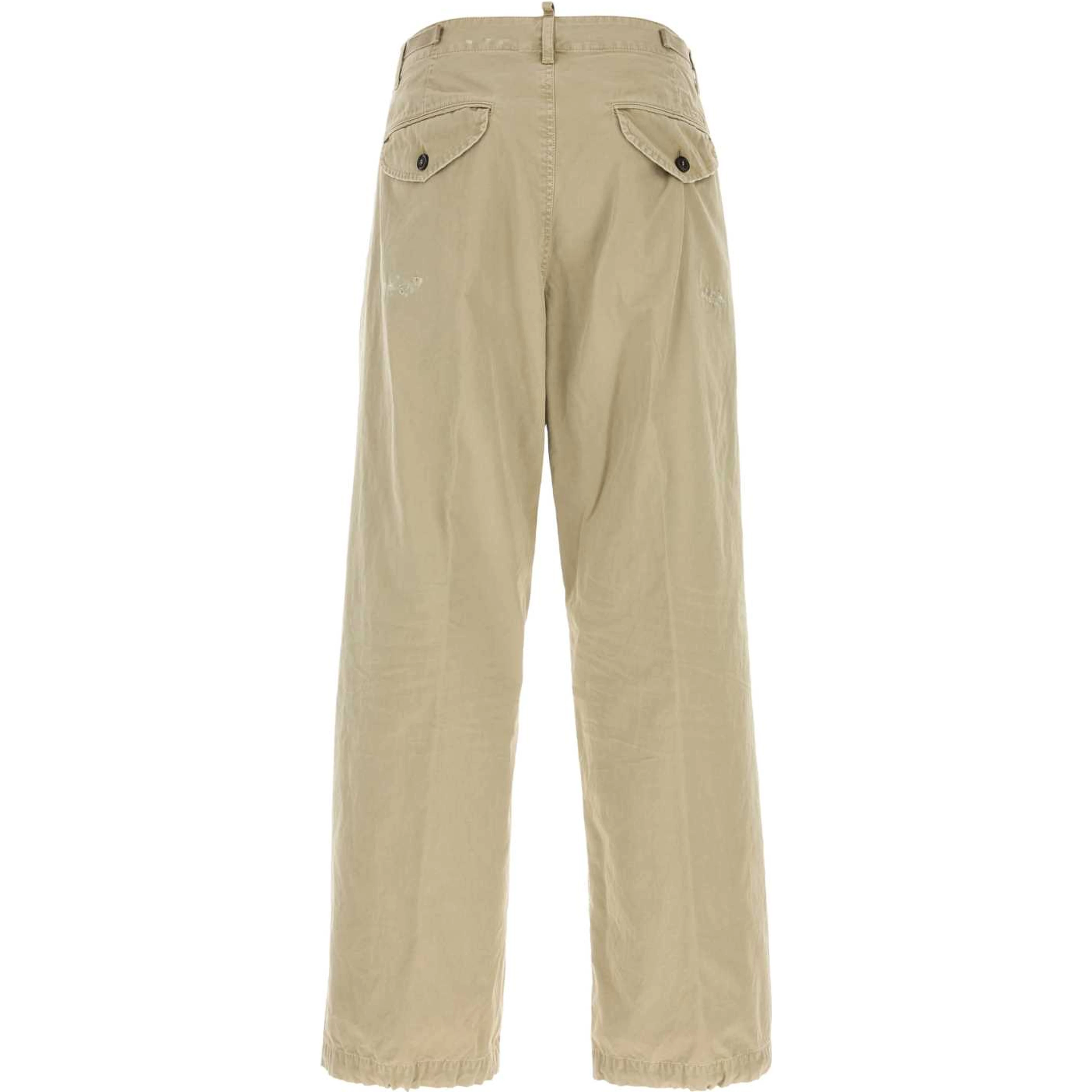 GARMENT DYED UTILITY WIDE PANT