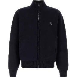 METAL D2 UPSIDE DOWN KNIT CARDIGAN