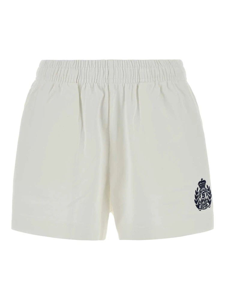 NY CREST EMBROIDERED DISCO SHORT