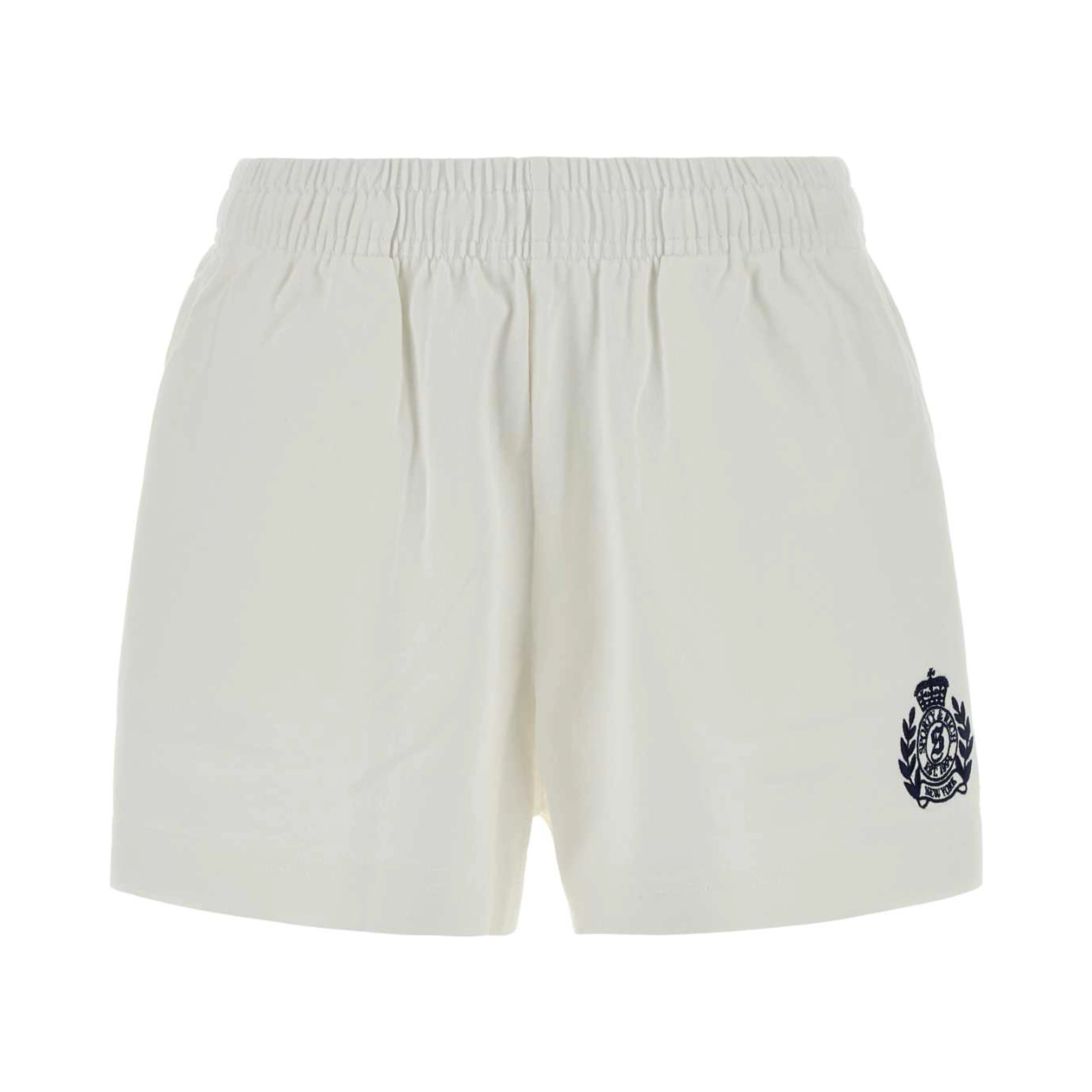 NY CREST EMBROIDERED DISCO SHORT