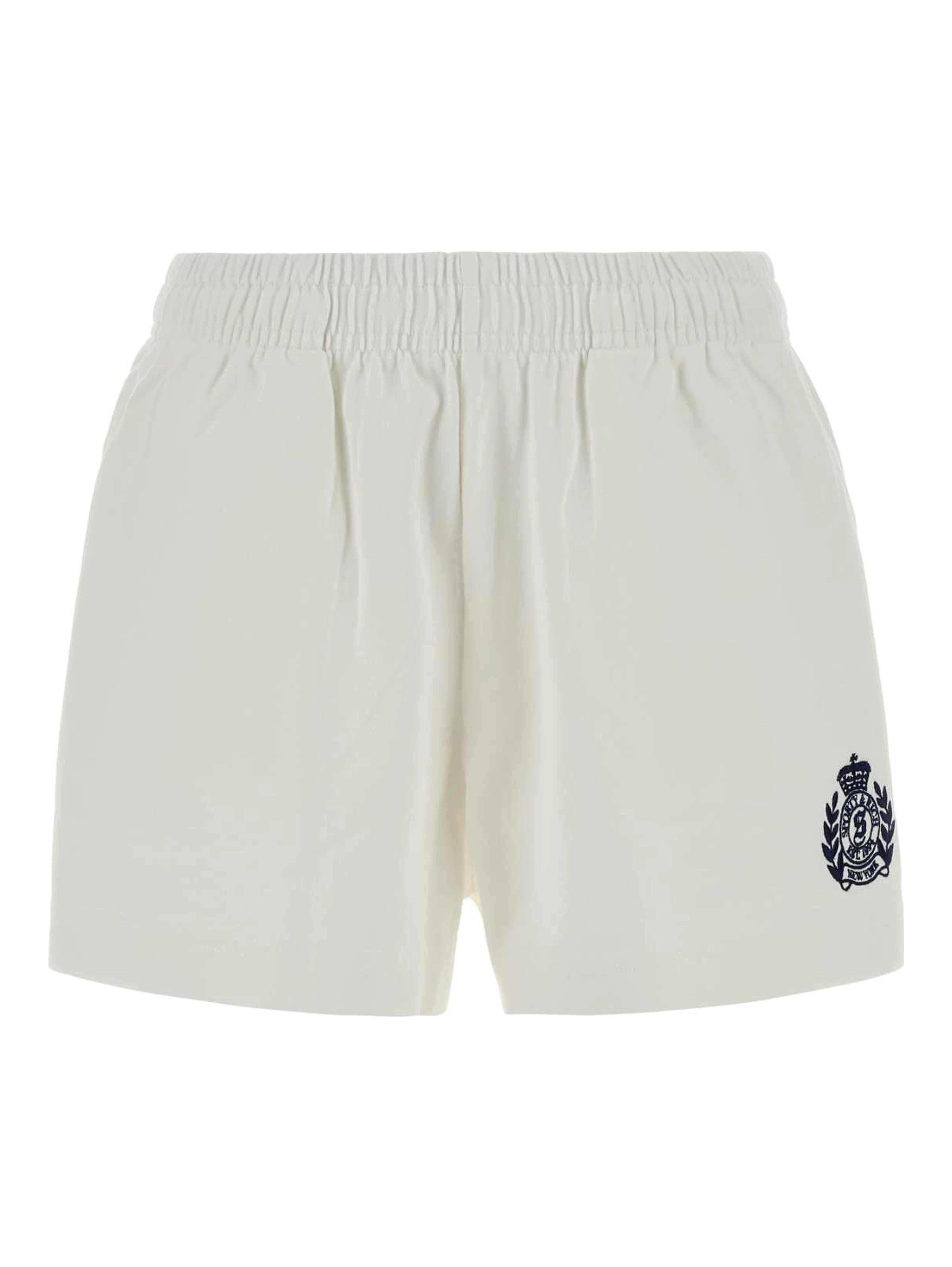 NY CREST EMBROIDERED DISCO SHORT