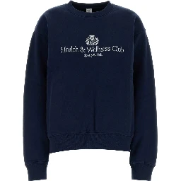 H&W CREST EMBROIDERED CREWNECK