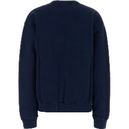 H&W CREST EMBROIDERED CREWNECK