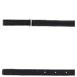 TUMBLED SOFT PRINTED CROC LEATHER INSERT BELT 15 M
