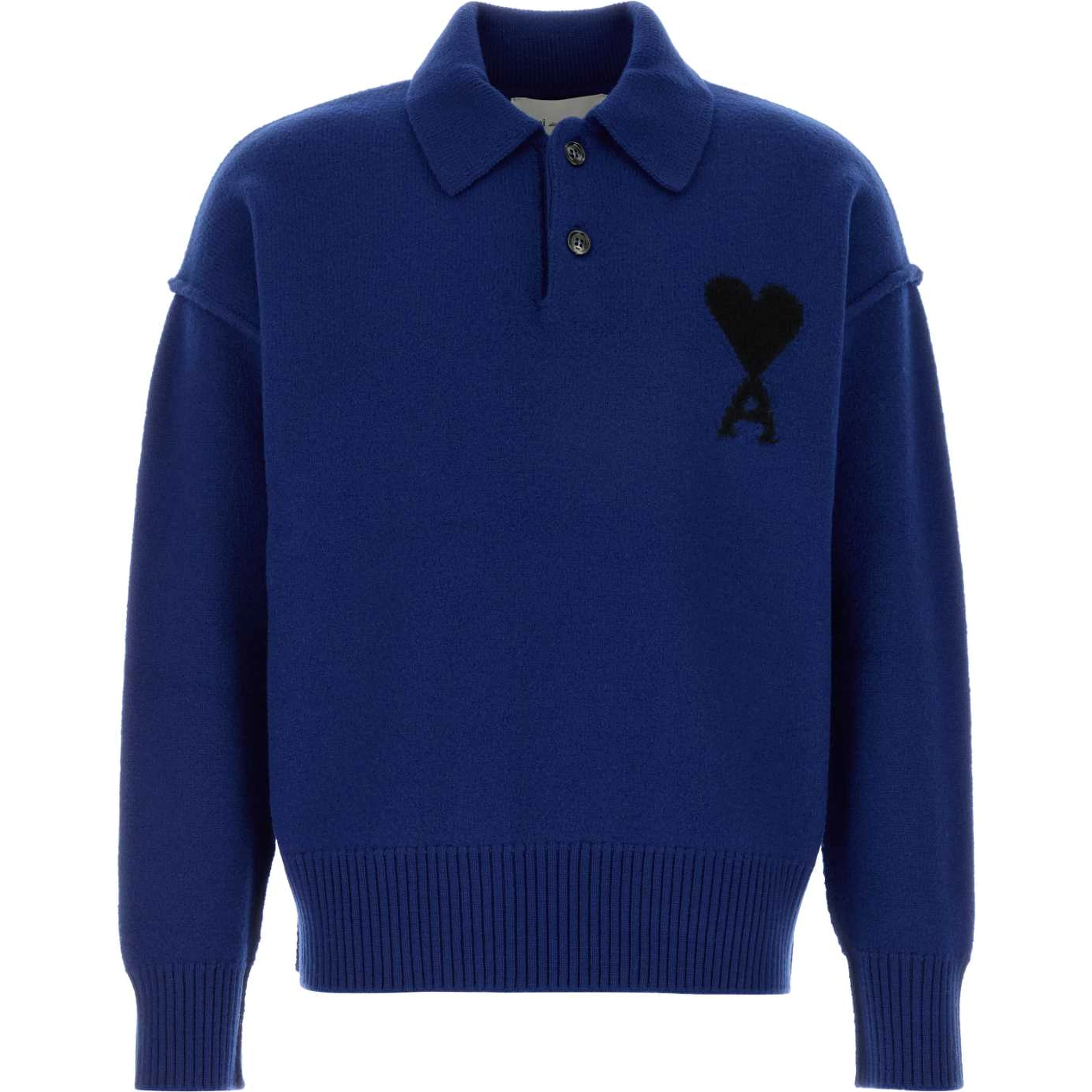 QUOTA-POLOSWEATERWITHCONTRASTEDAMIDECOEUR