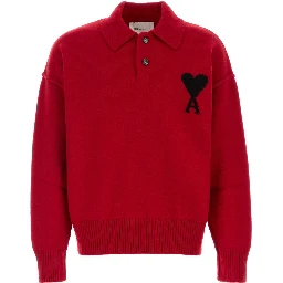 QUOTA-POLOSWEATERWITHCONTRASTEDAMIDECOEUR