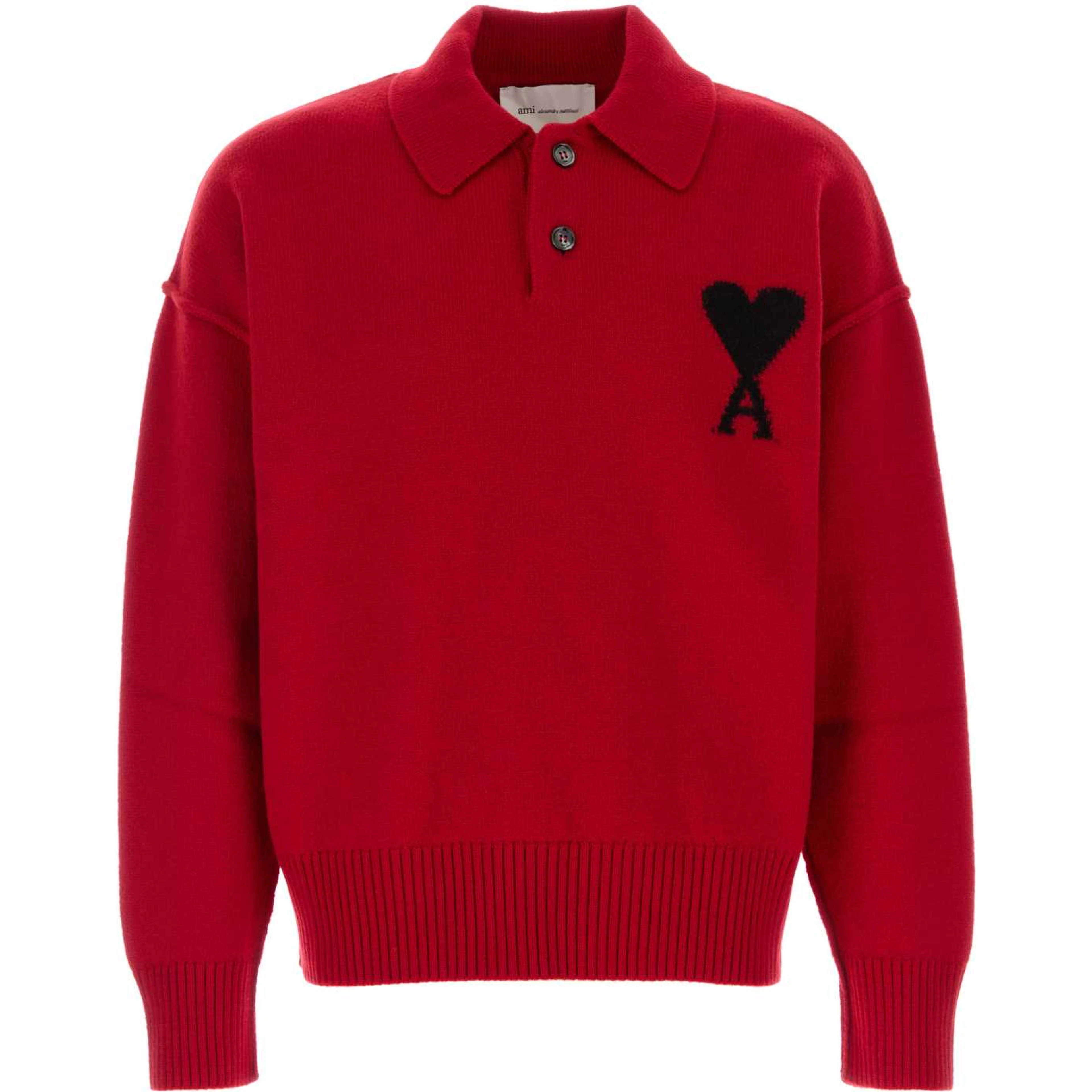 QUOTA-POLOSWEATERWITHCONTRASTEDAMIDECOEUR