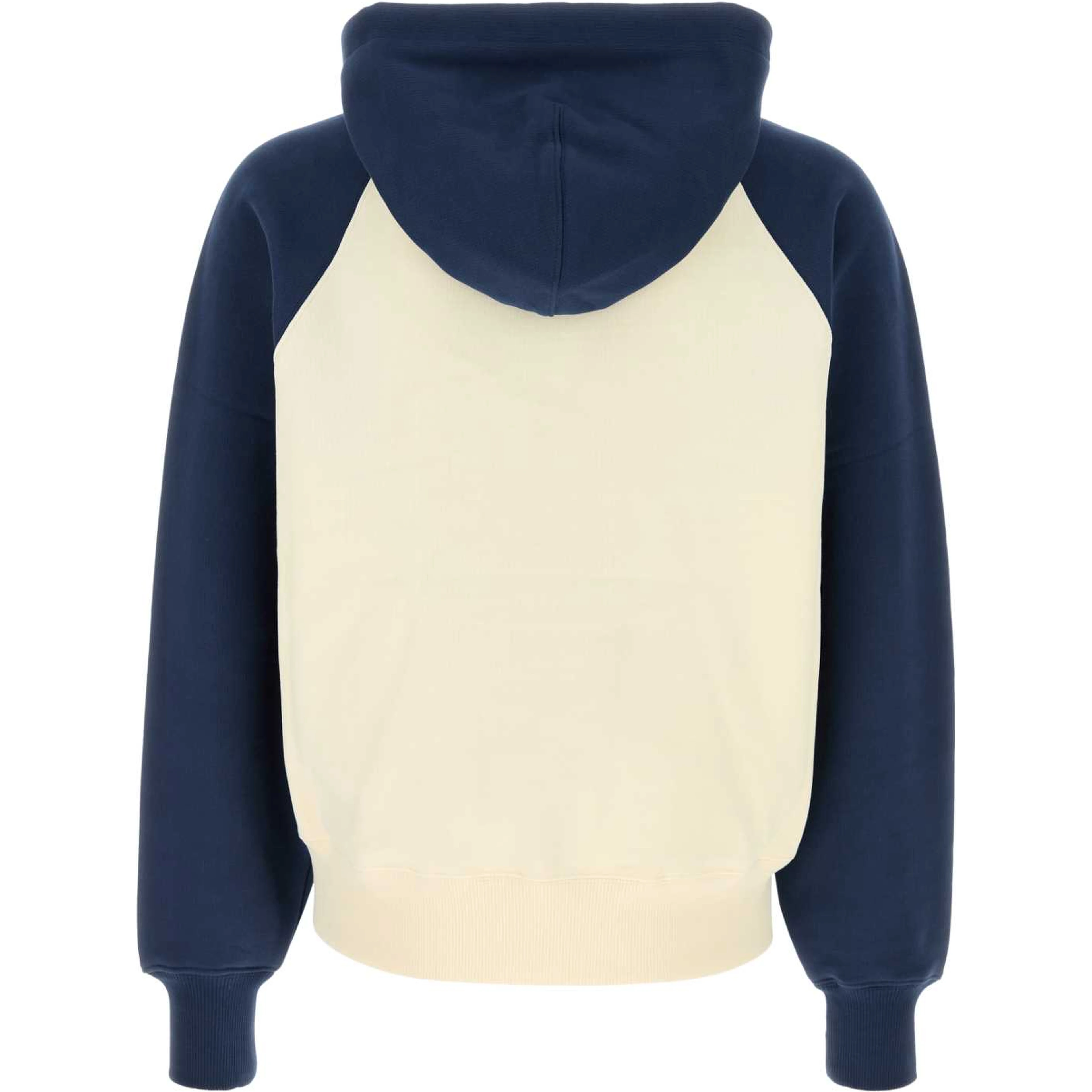 BOXY FIT HOODIE WITH AMI DE COEUR KNITTED PATCH