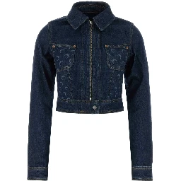 MIDNIGHT BLUE DENIM TRUCKER JACKET