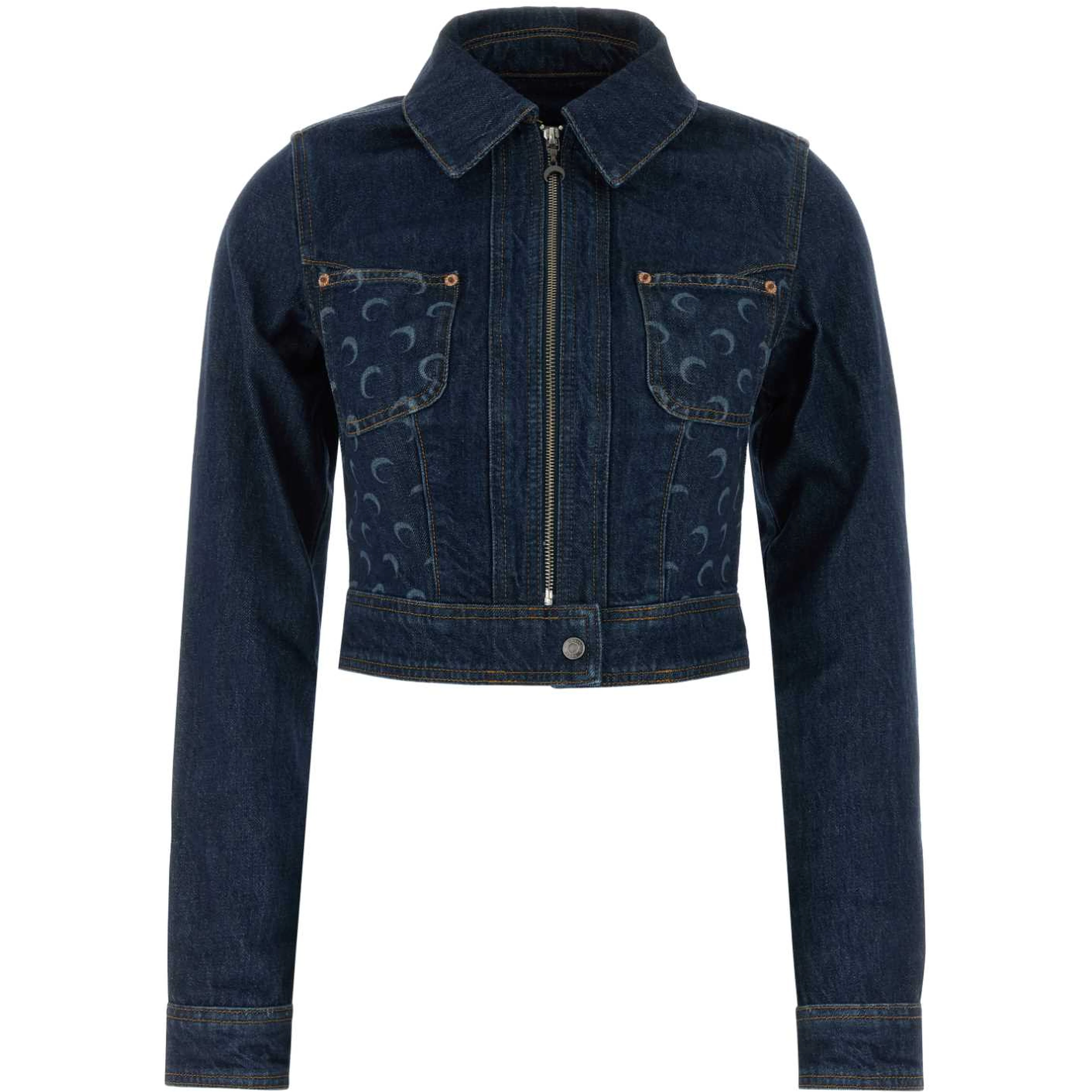 MIDNIGHT BLUE DENIM TRUCKER JACKET