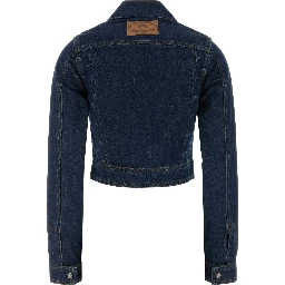 MIDNIGHT BLUE DENIM TRUCKER JACKET
