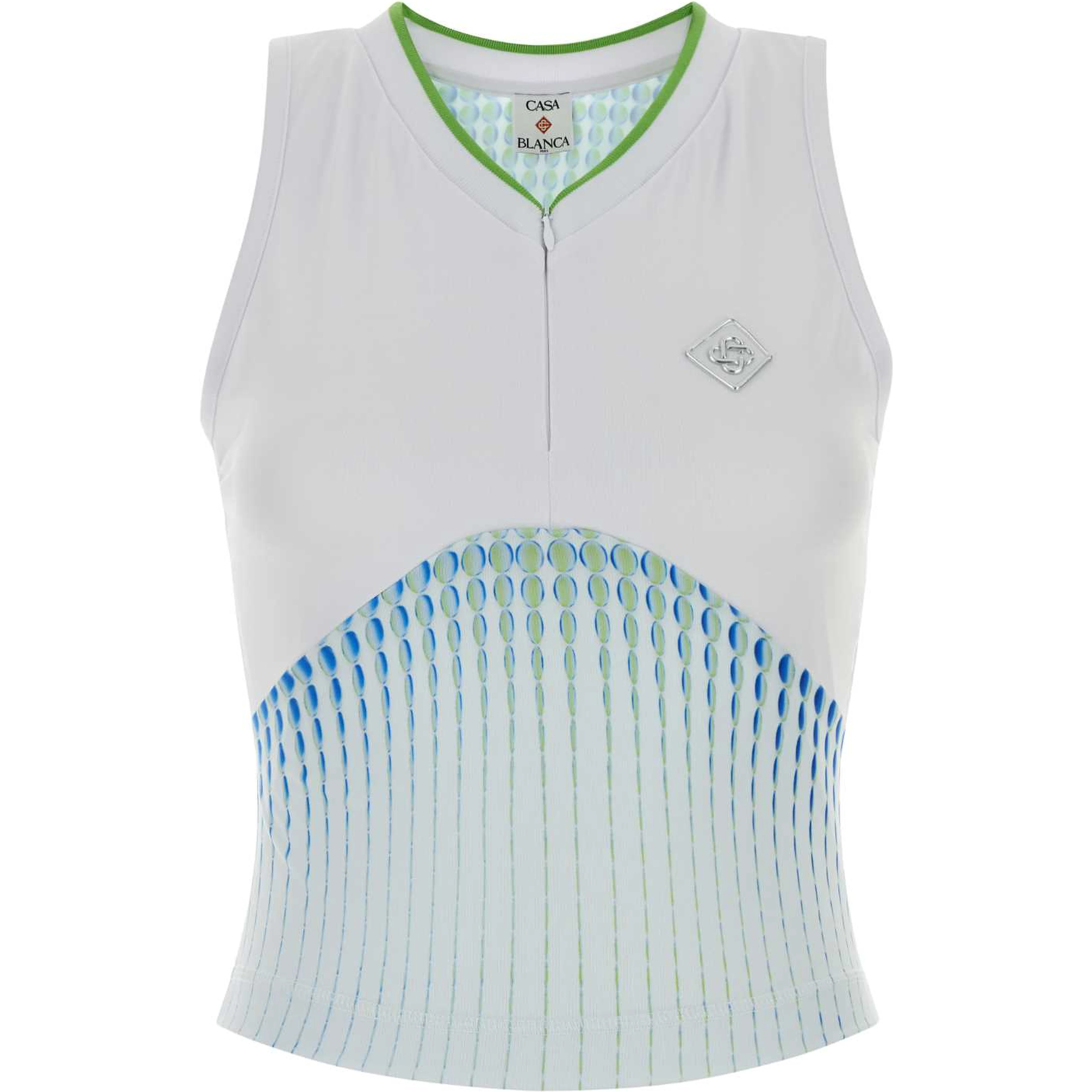 TENNIS PRINTED RACER TOP
