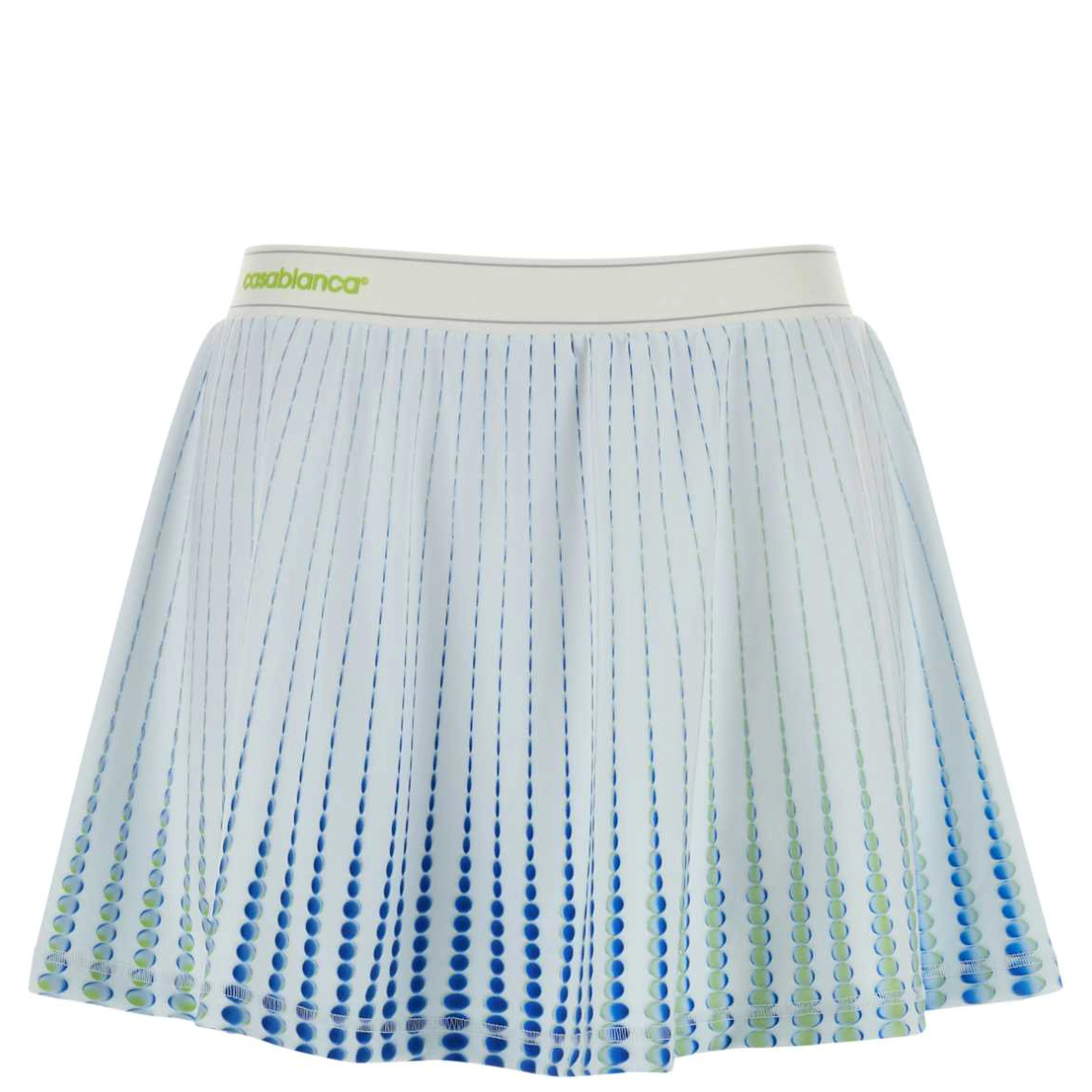 TENNIS PRINTED RACER SKIRT