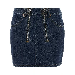 MIDNIGHT BLUE MINI SKIRT