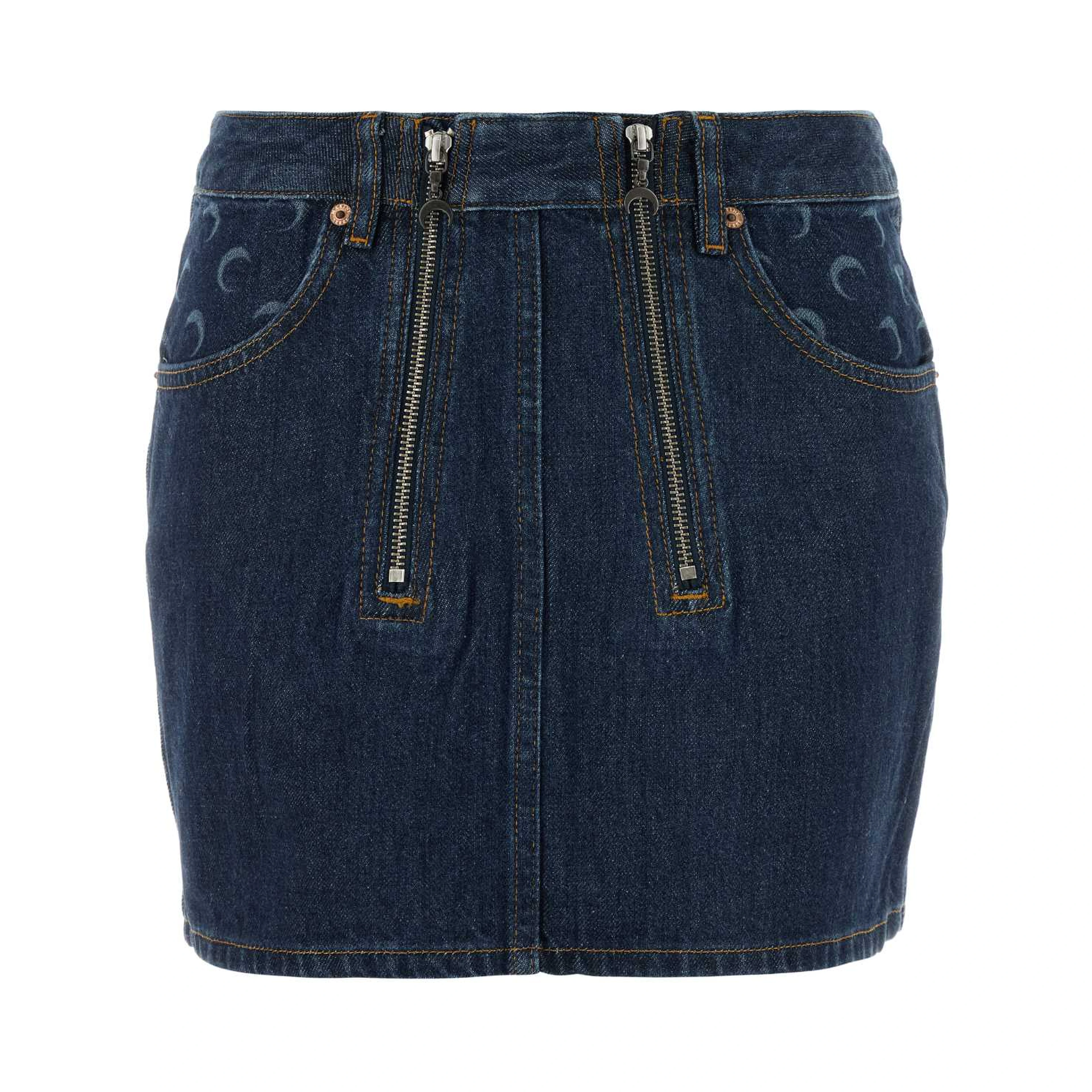 MIDNIGHT BLUE MINI SKIRT