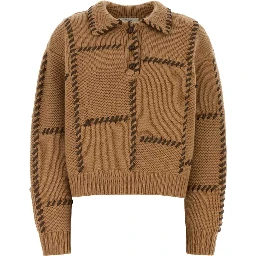 THE LEATHER STITCH SWEATER