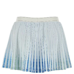 TENNIS PRINTED RACER SKIRT