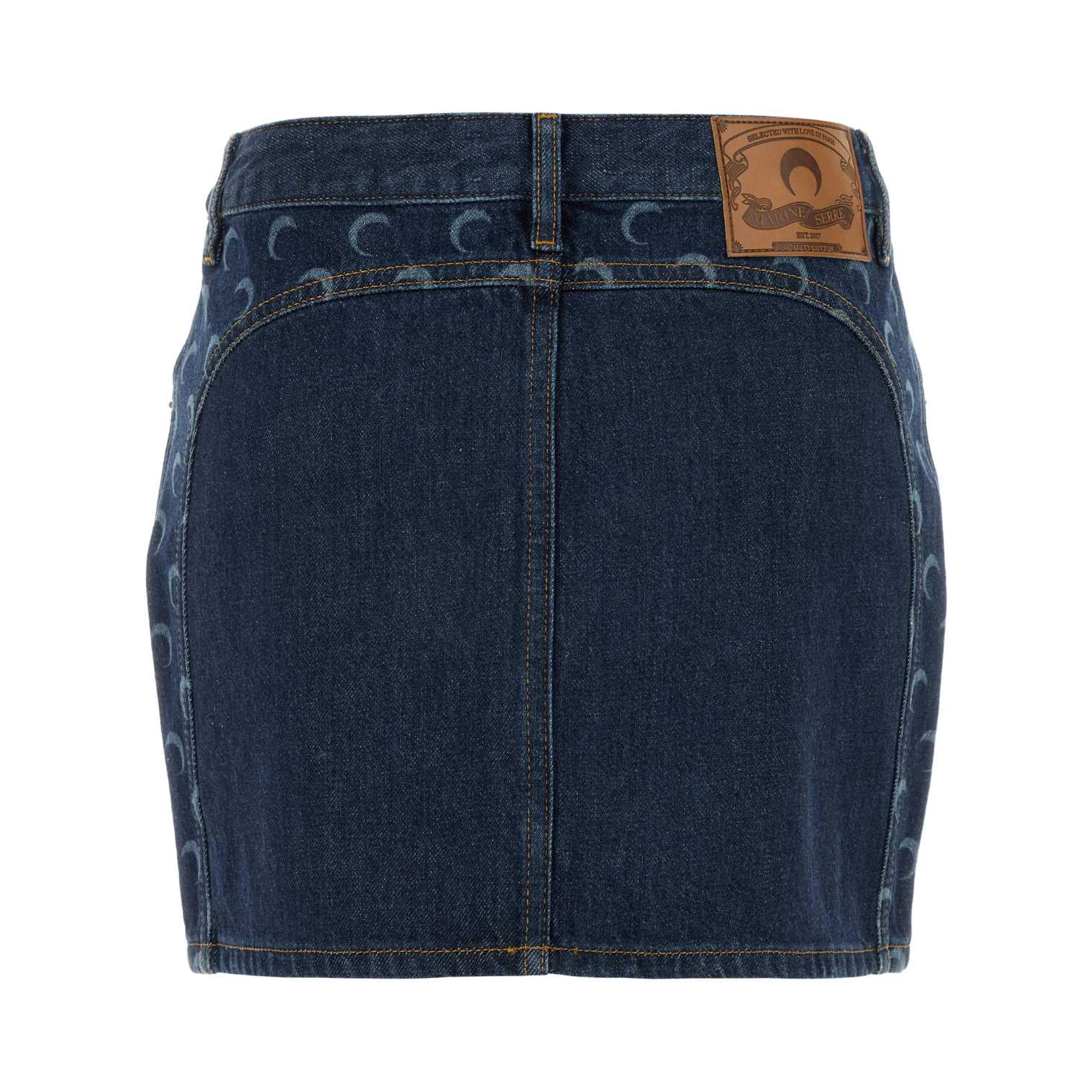 MIDNIGHT BLUE MINI SKIRT