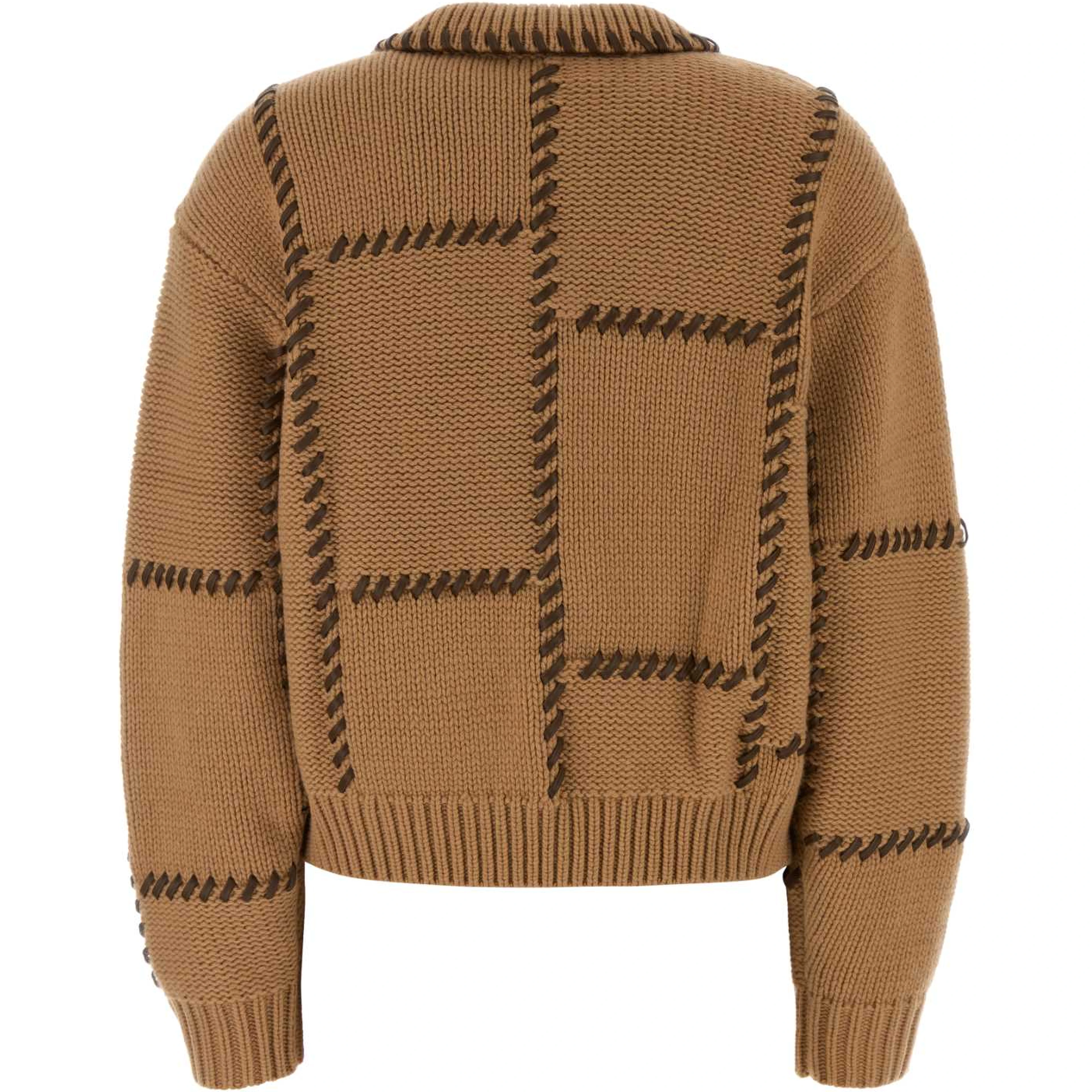 THE LEATHER STITCH SWEATER