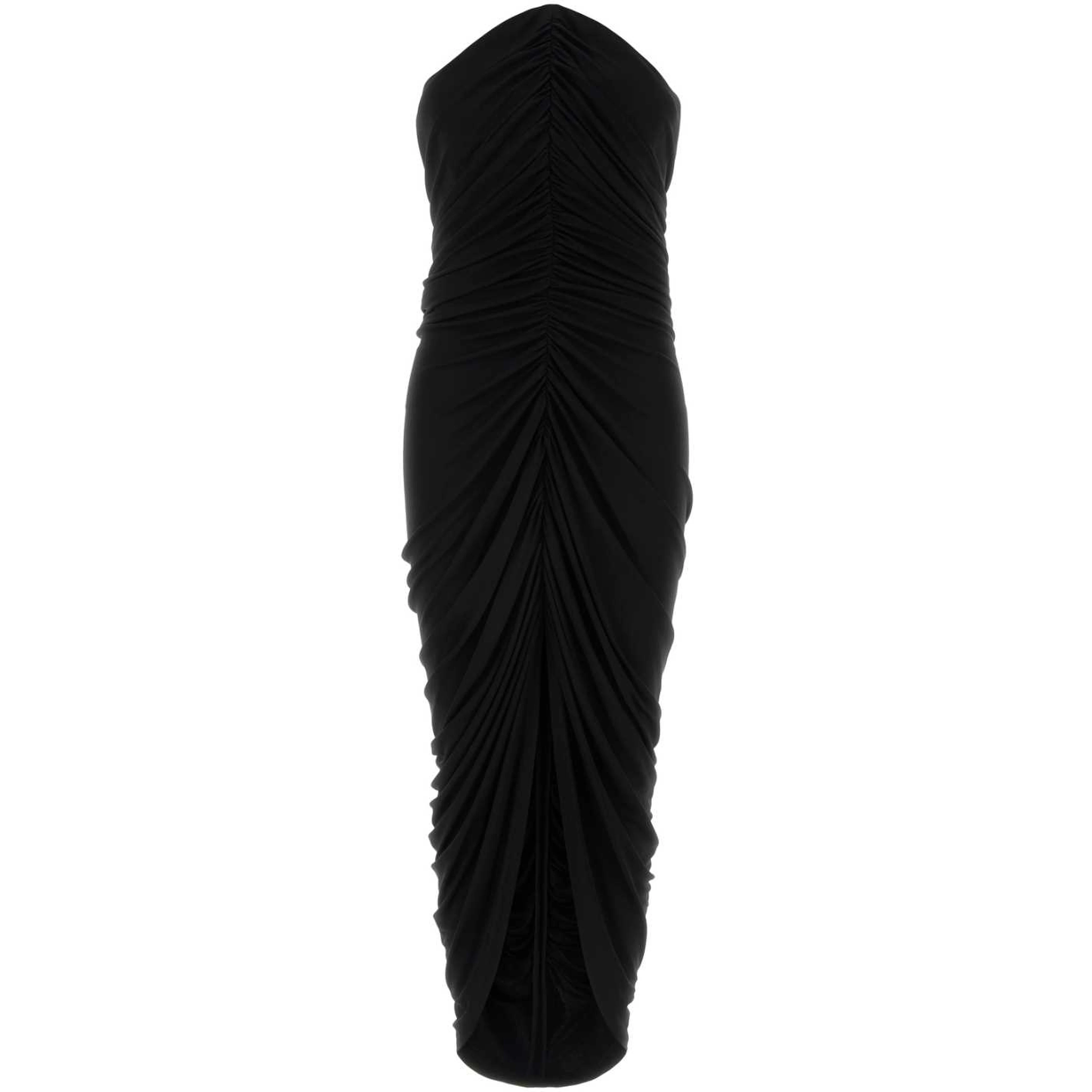 STRUCTURED BODICE MIDI DRESS