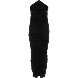 STRUCTURED BODICE MIDI DRESS
