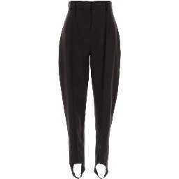 Wool Flannel Stirrup Pants