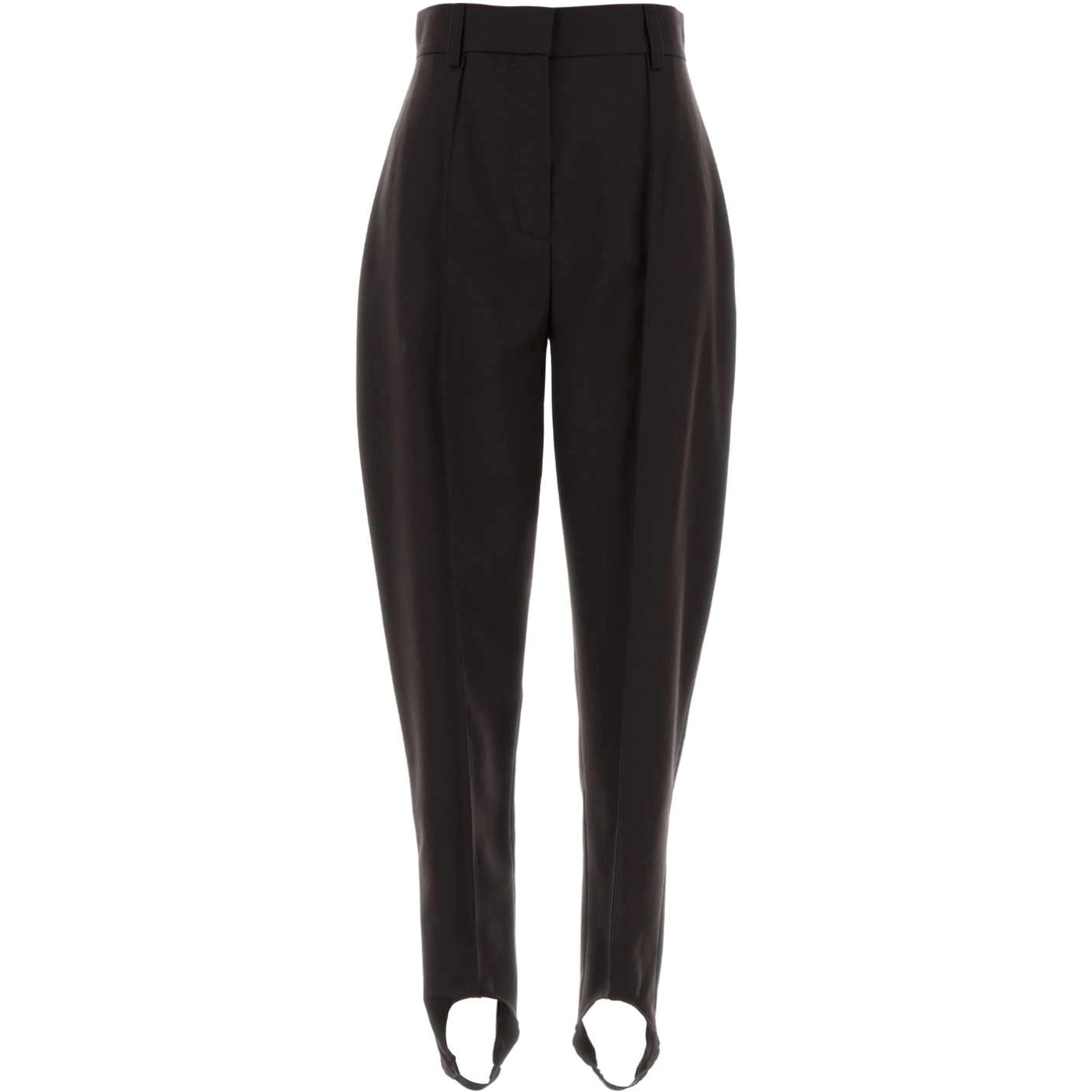 Wool Flannel Stirrup Pants