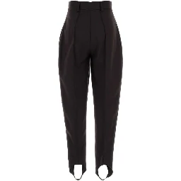 Wool Flannel Stirrup Pants