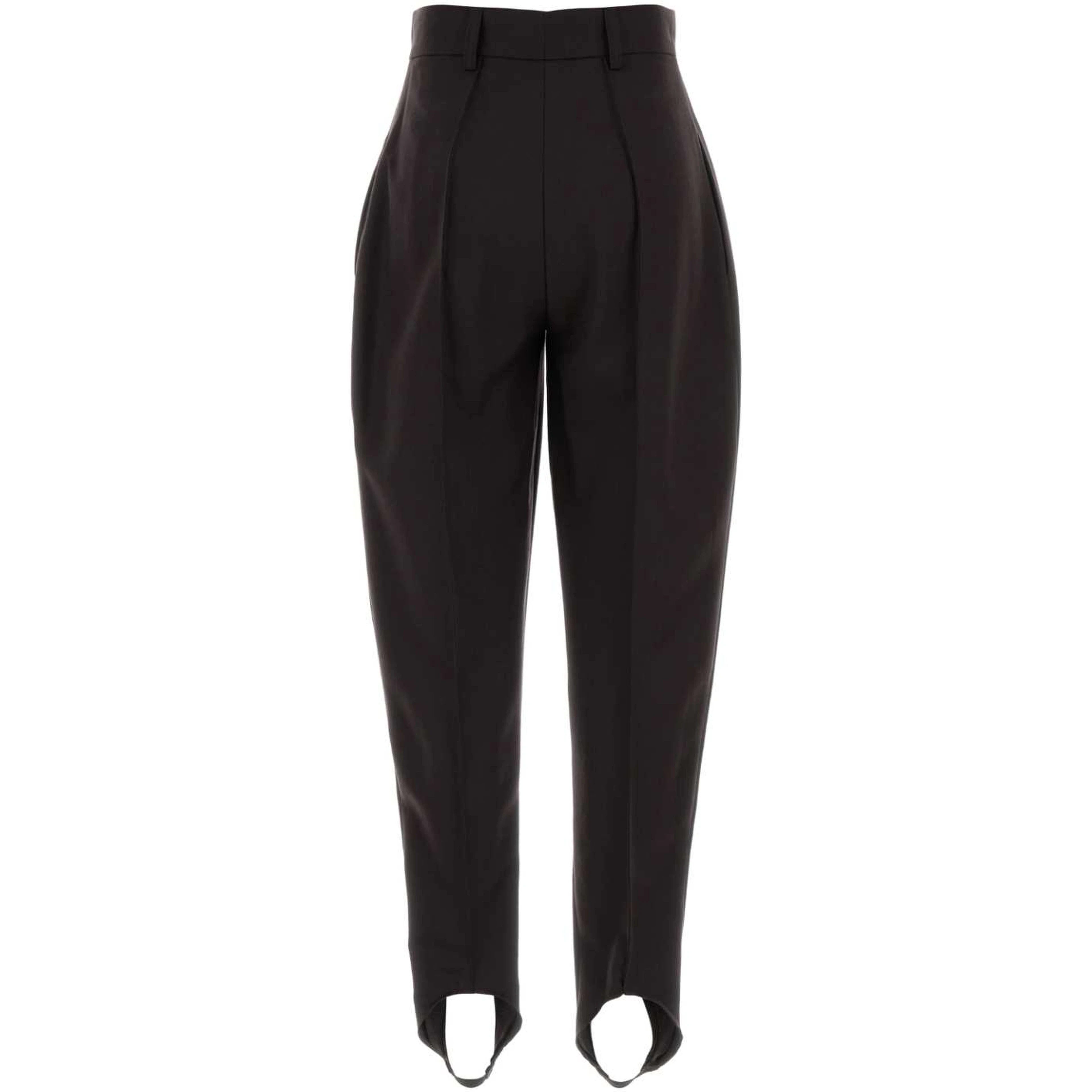 Wool Flannel Stirrup Pants