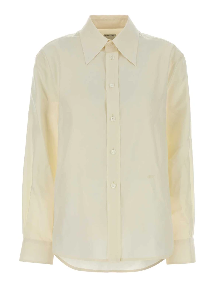 CLASSIC SHIRT SILK WITH LOGO