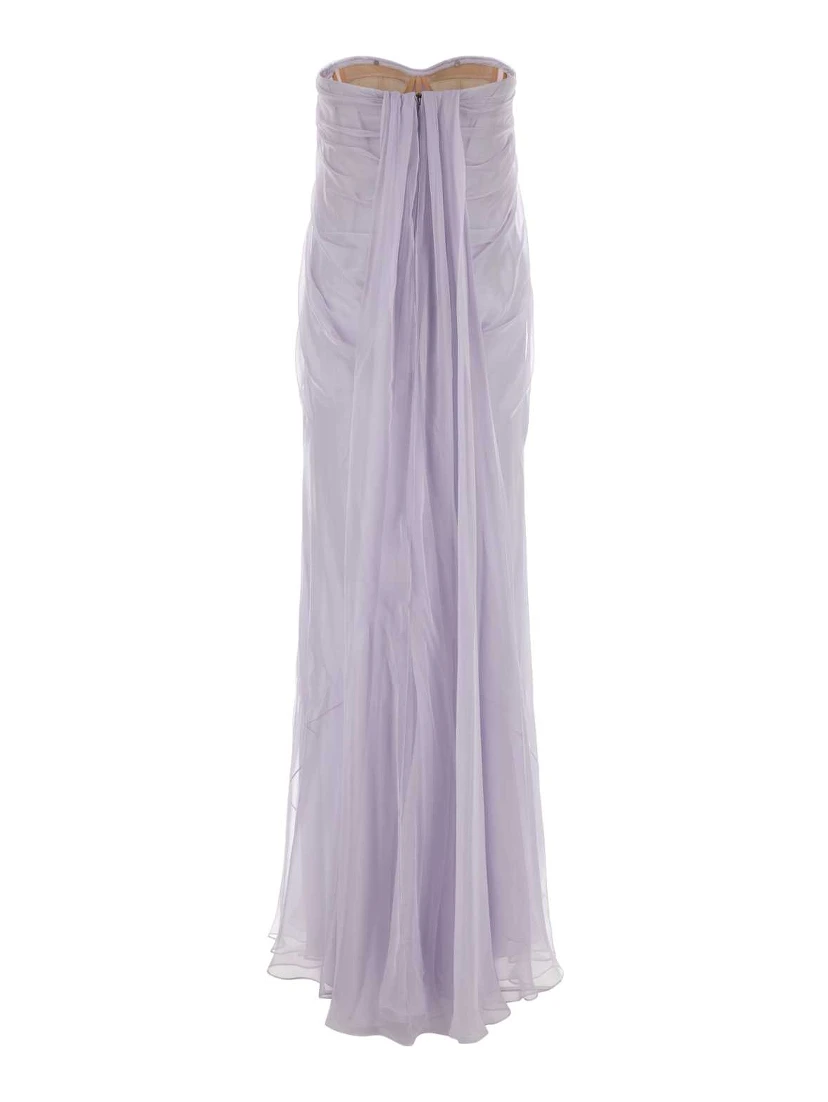 DRAPED BUSTIER LG DR