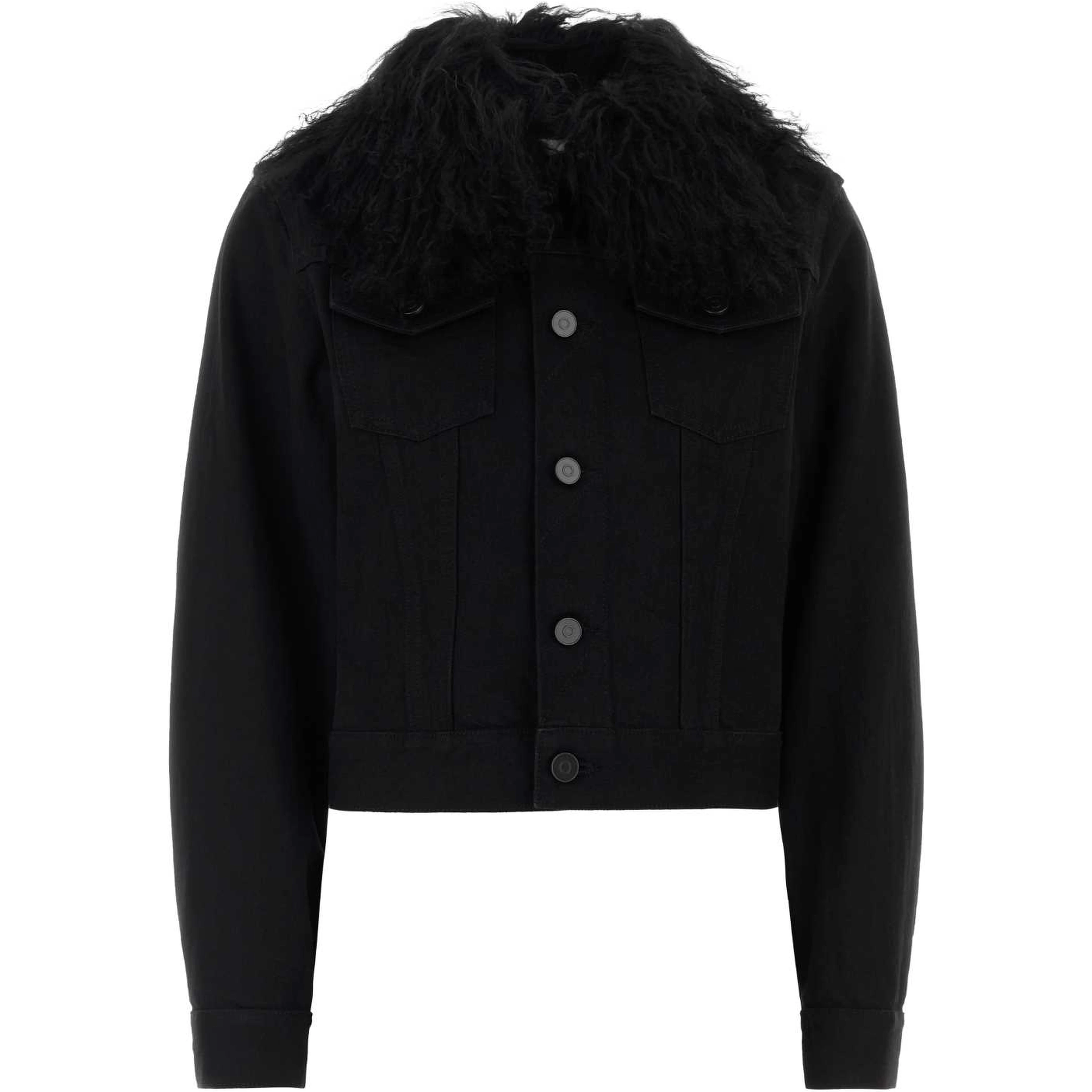 TRUCKER JACKET BLACK DENIM
