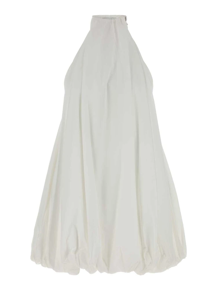 BALLOON DRESS COTTON POPLIN