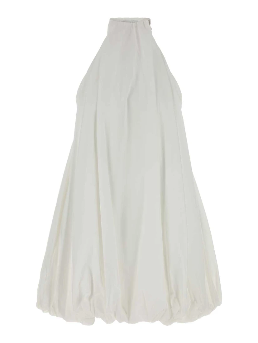 BALLOON DRESS COTTON POPLIN