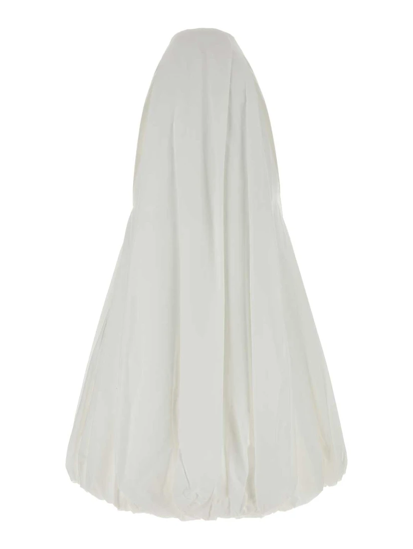 BALLOON DRESS COTTON POPLIN