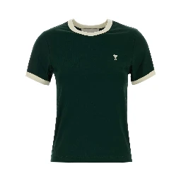 QUOTA-BICOLORTSHIRTWITHOFFWHITEAMIDECOEUREMBROIDER
