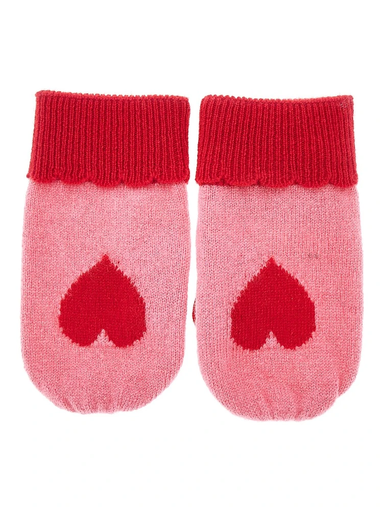 Wool knitted 'Collette' mittens