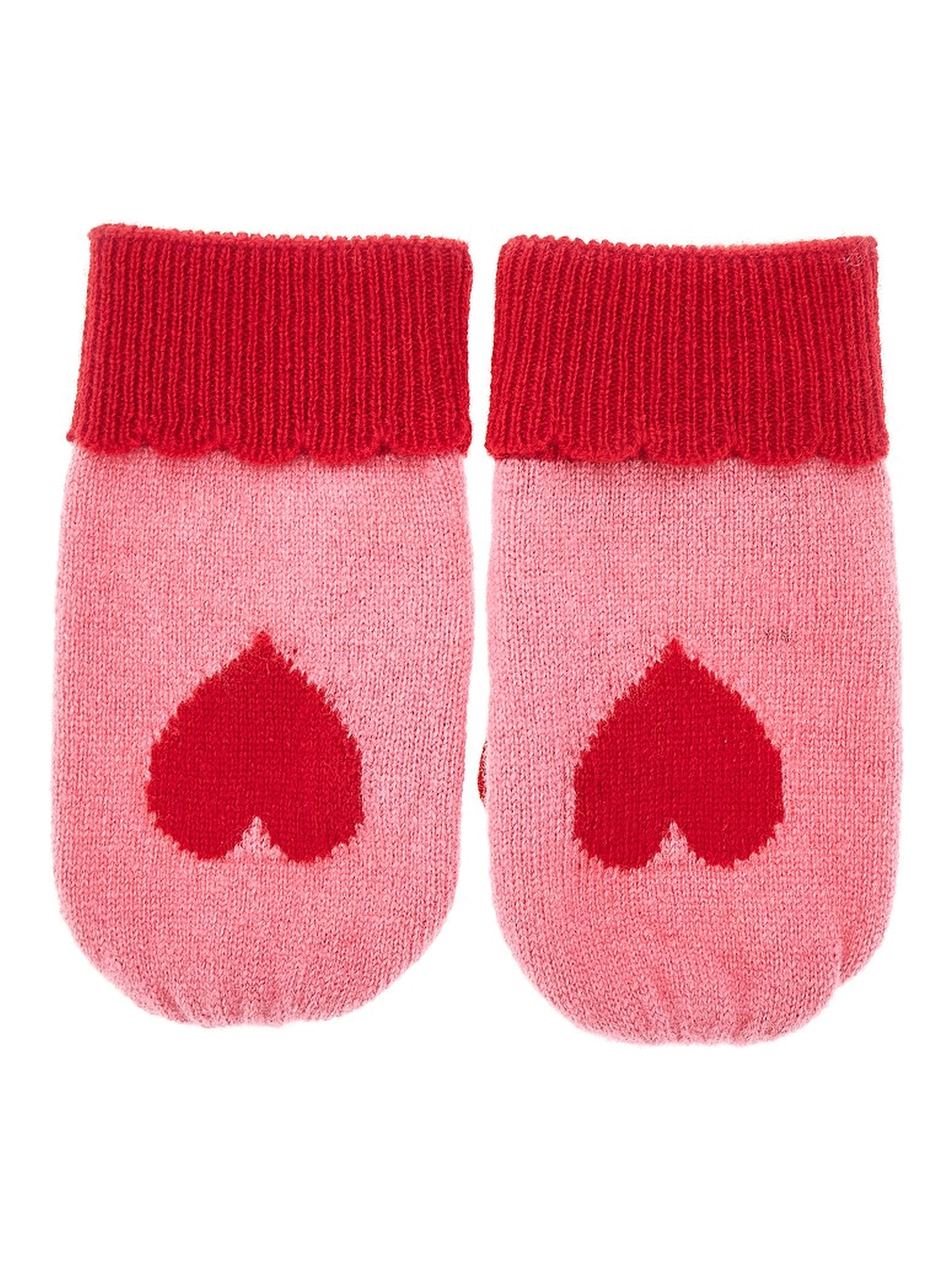 Wool knitted 'Collette' mittens