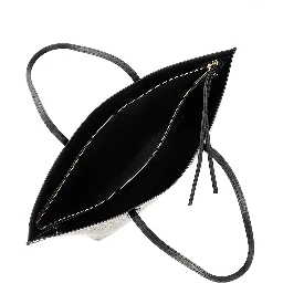 'Perry' grained leather shopping bag