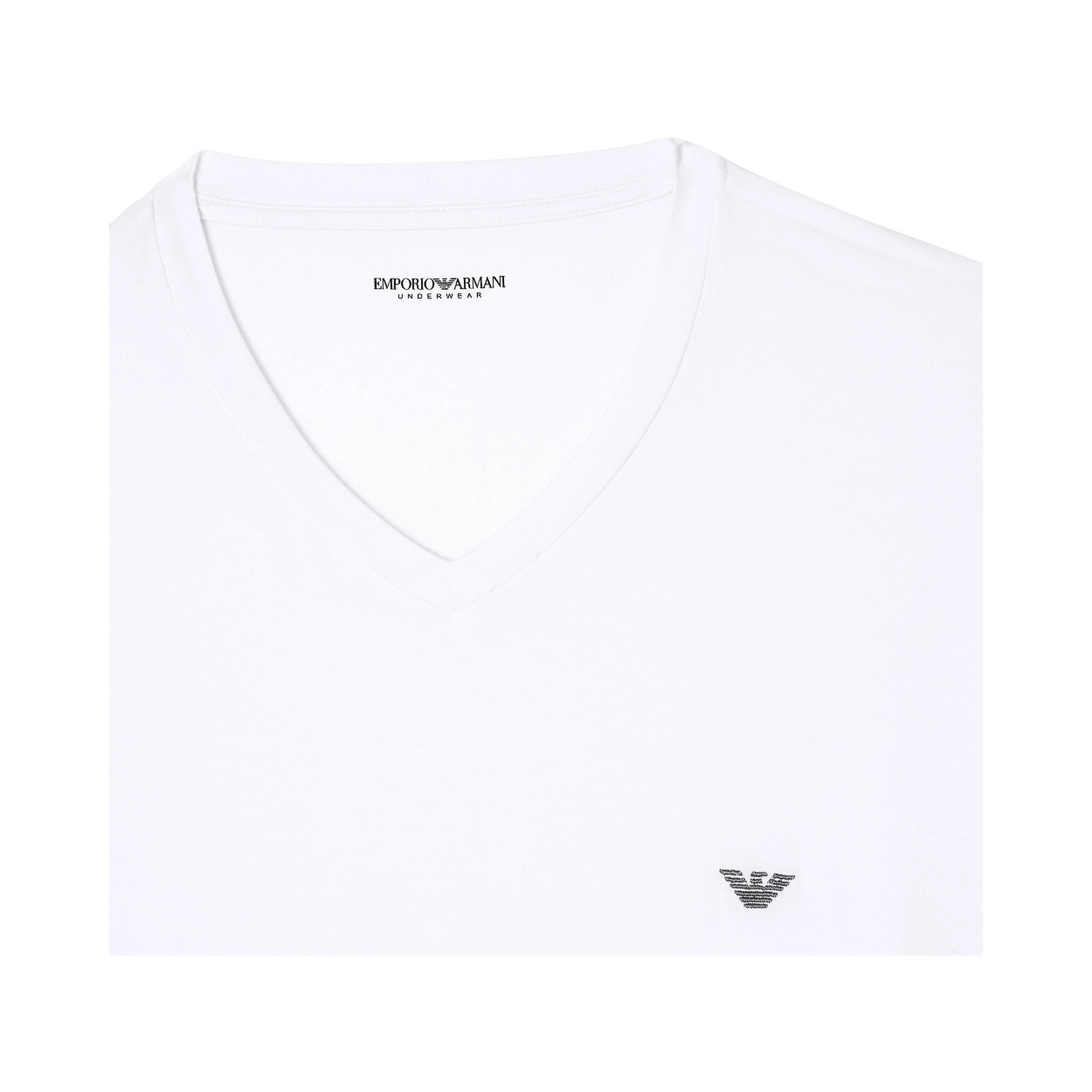 Stretch modal t-shirt with logo embroidery
