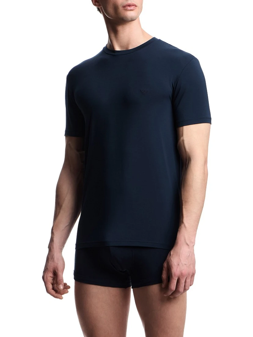 Stretch modal crewneck t-shirt