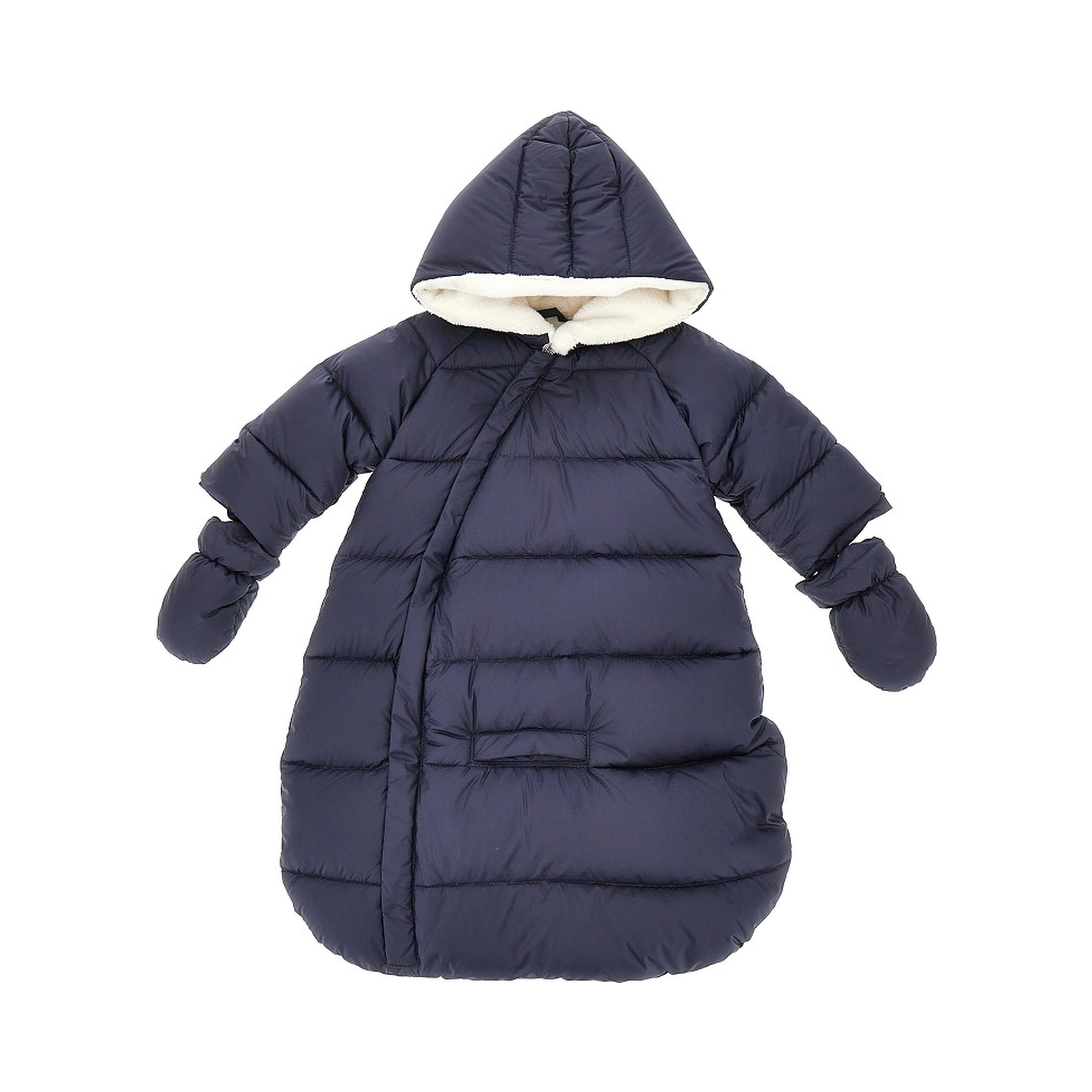 Quilted nylon sleeping bag