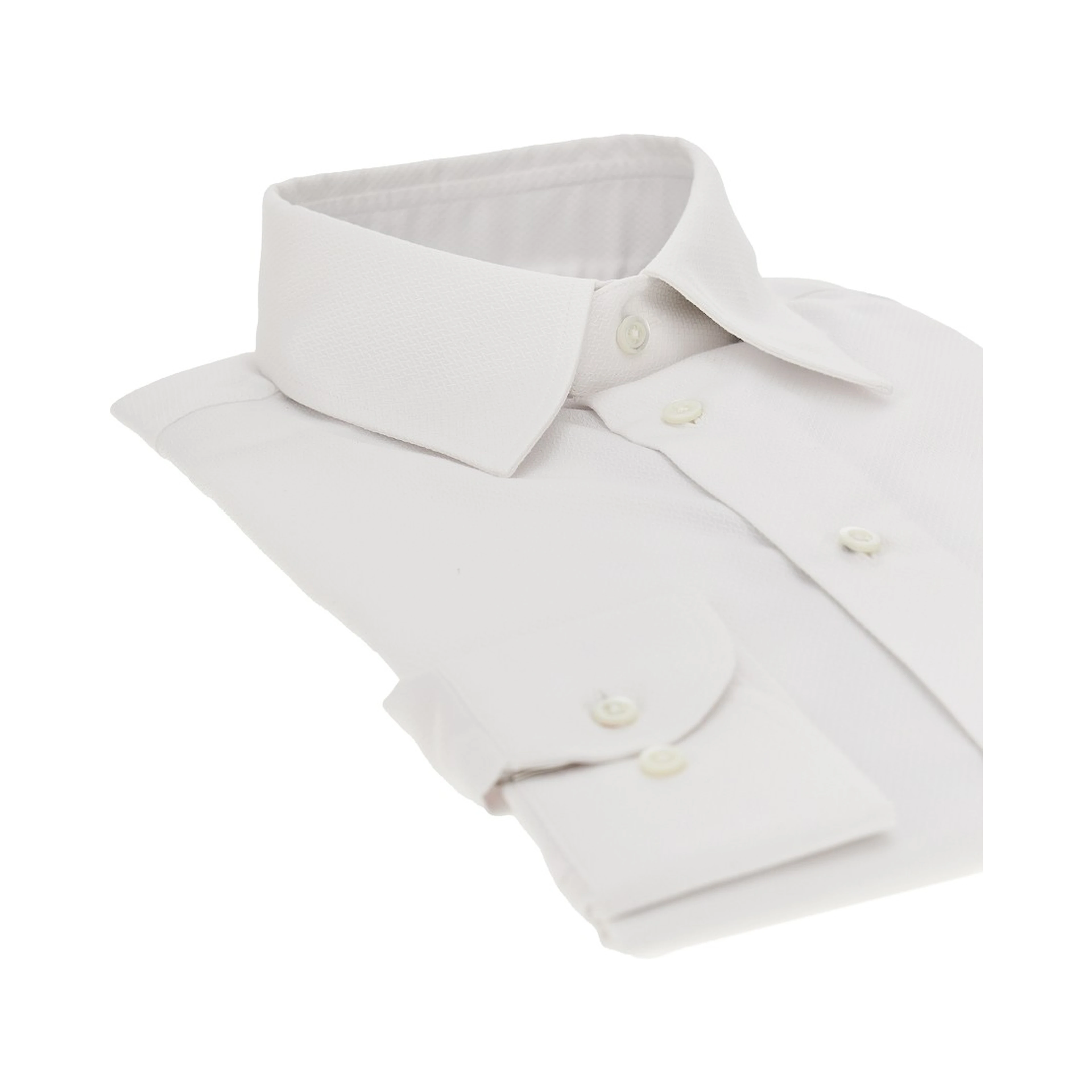 Modern Fit textured  cotton shirt