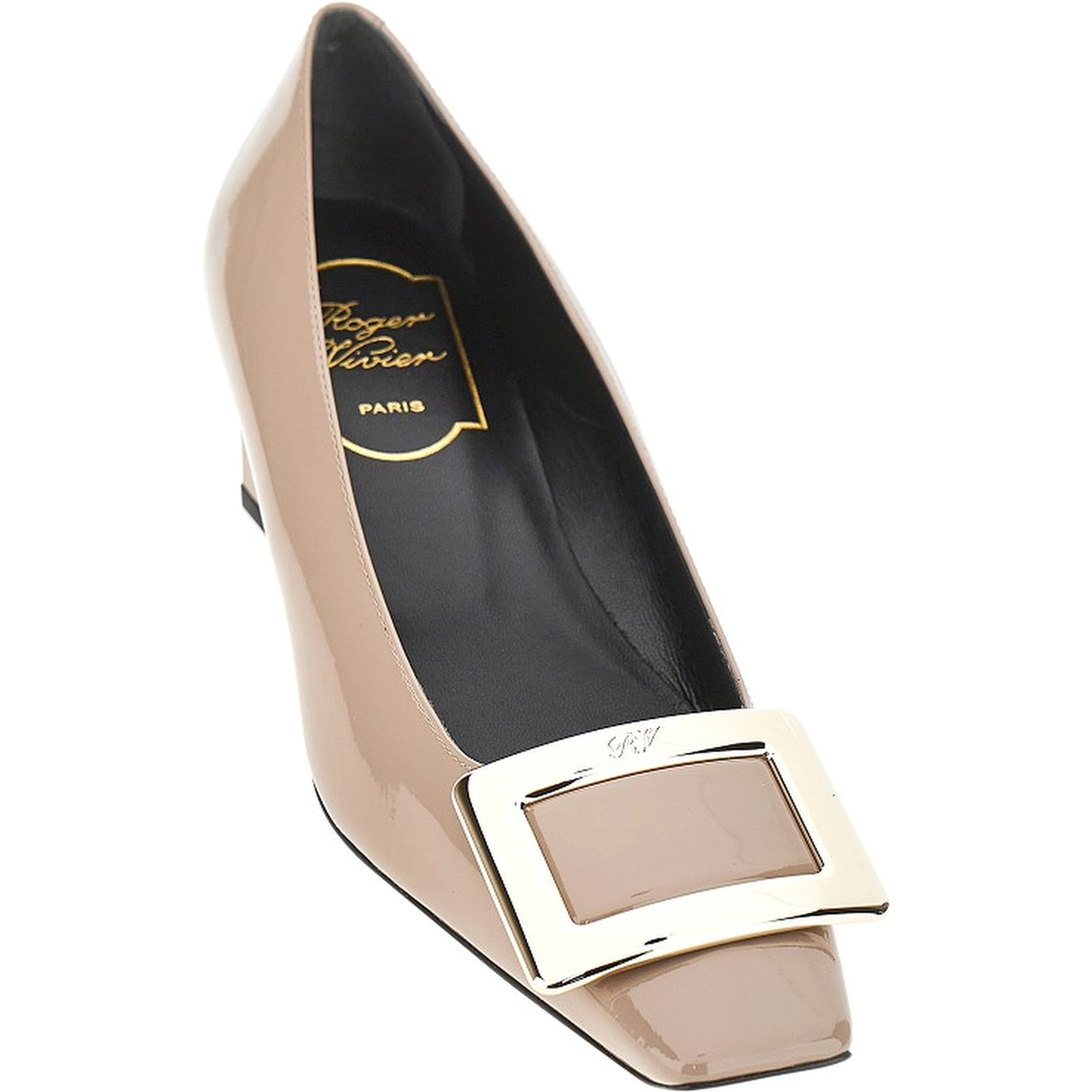 'Belle Vivier' patent leather pumps
