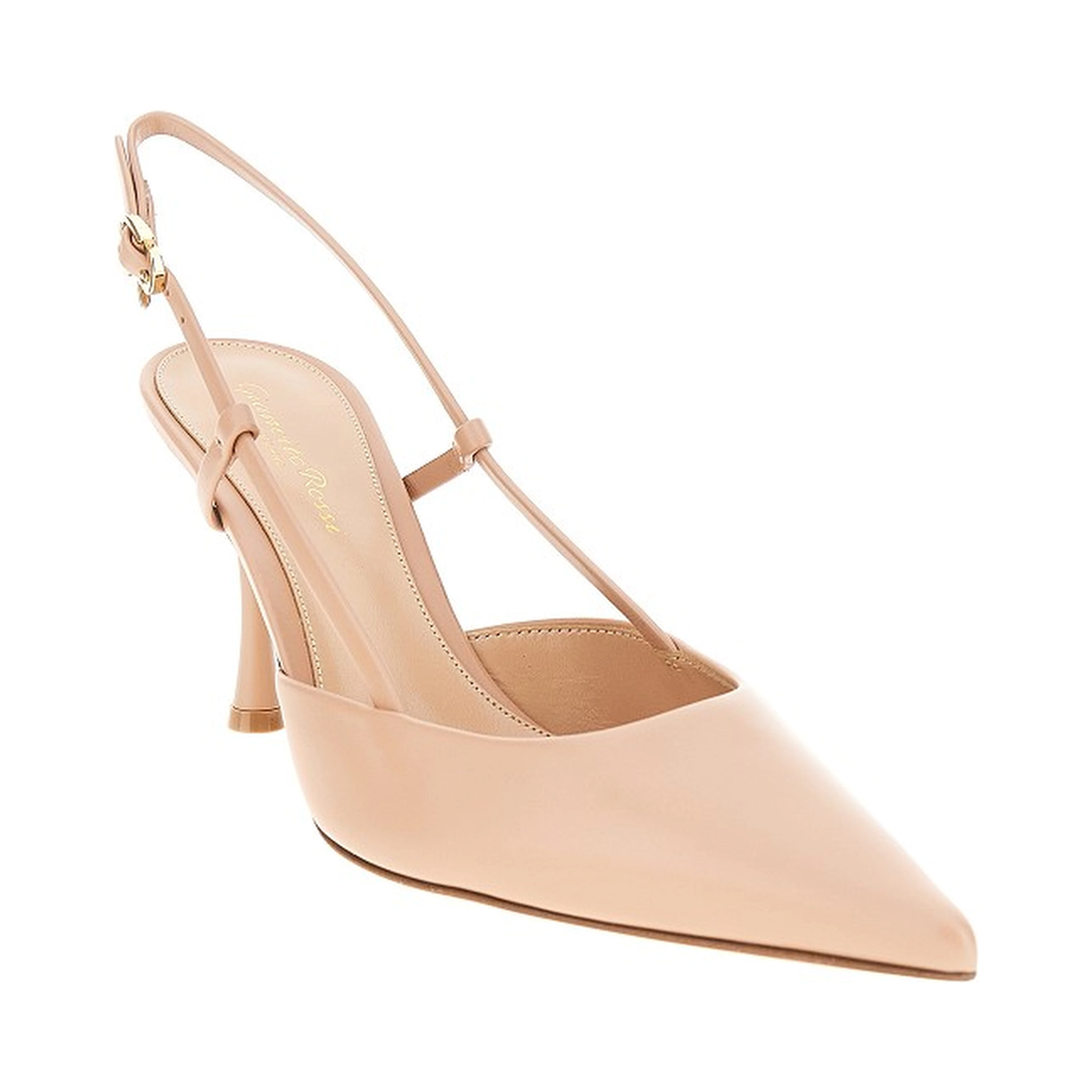 Leather 'Ascent' slingback pumps