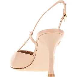 Leather 'Ascent' slingback pumps