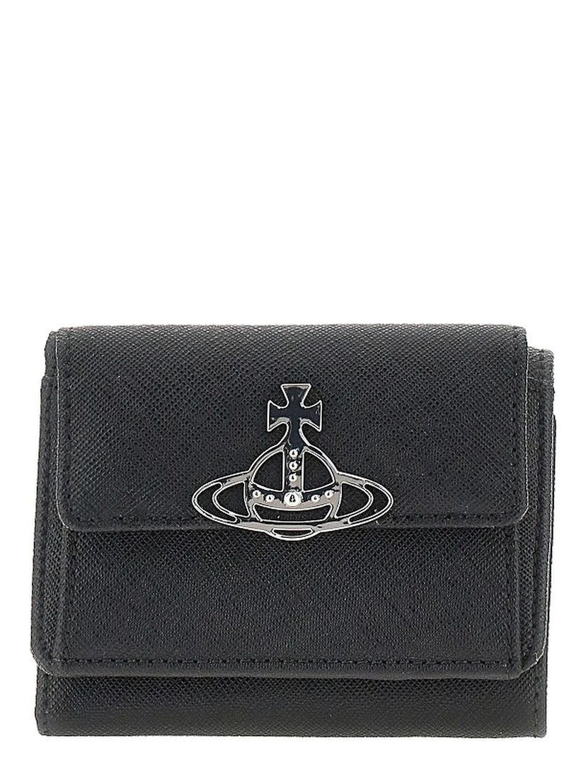 Saffiano leather small wallet