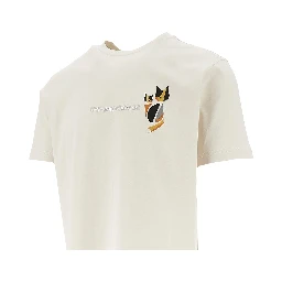 Après cats and logo embroidery print T-shirt