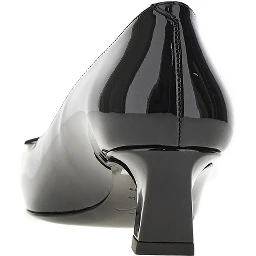 'Trompette' patent leather pumps