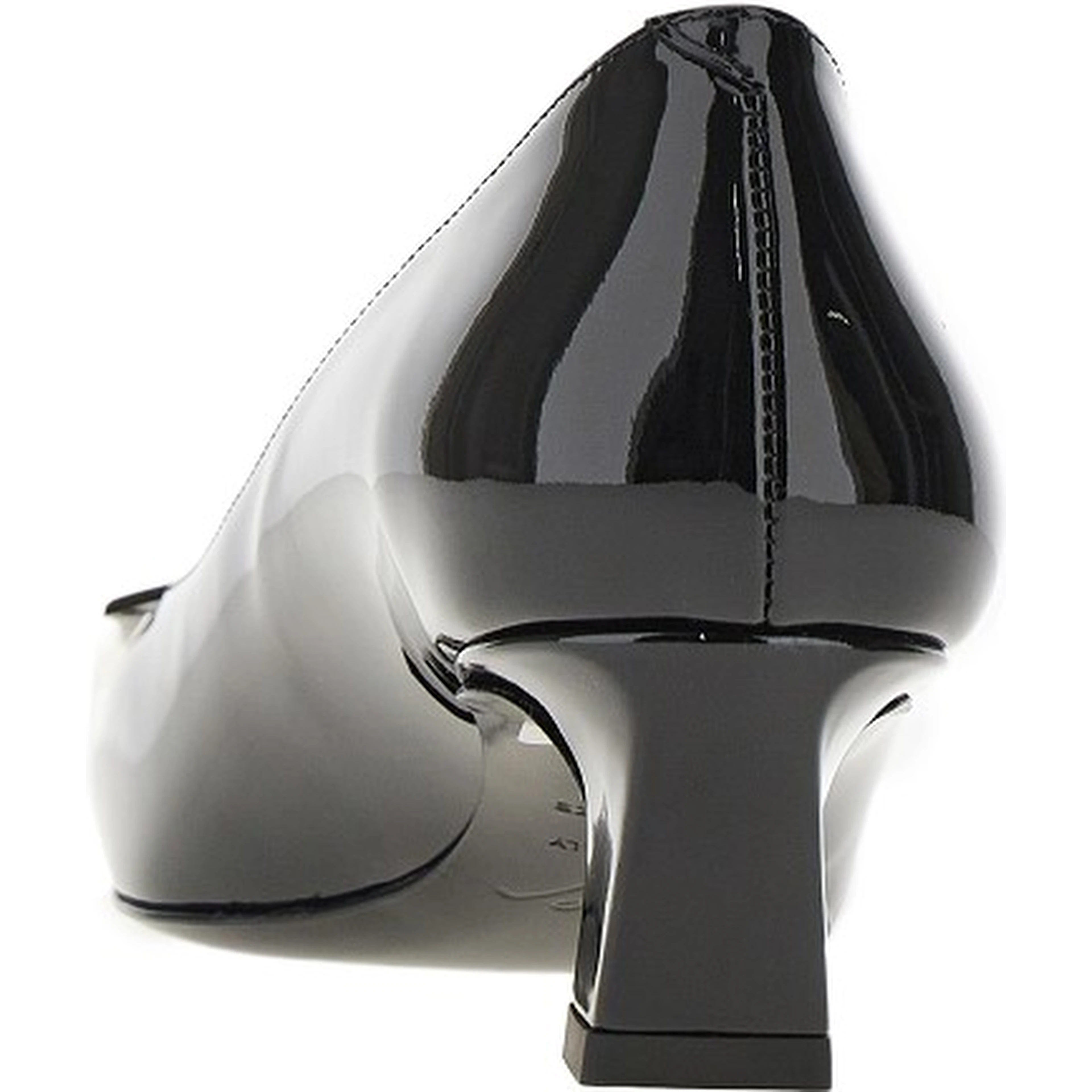 'Trompette' patent leather pumps